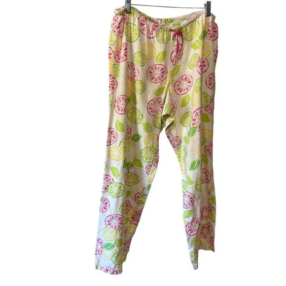 Victoria’s Secret top and pant pajama set with limes citrus fruit print - Picture 9 of 15